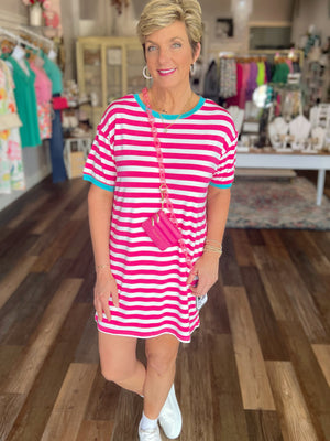 Living in Stripes Dress