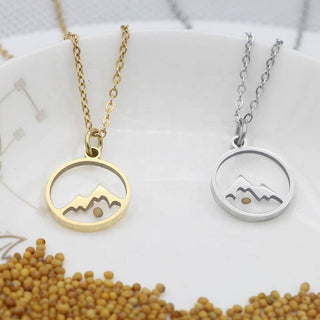 Mustard Seed Mountain Necklace