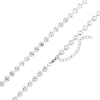 Sunburst Chain Necklace - 18K Gold PVD Stainless Steel