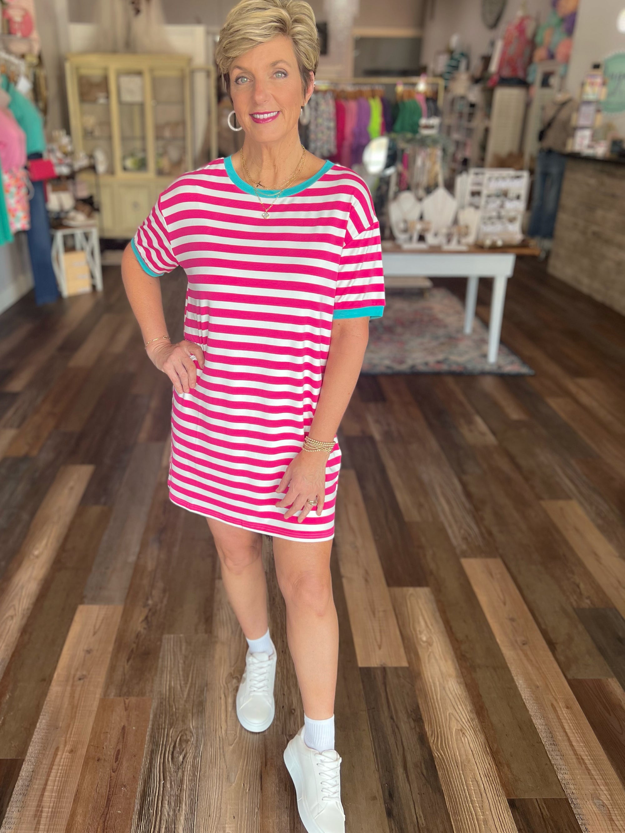 Living in Stripes Dress