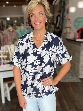 Midnight Garden Blouse