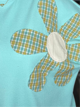 Easy Days Patchwork Knit Top