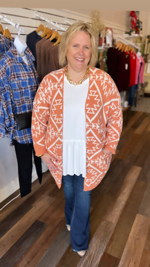 Aztec Reversible Cardigan