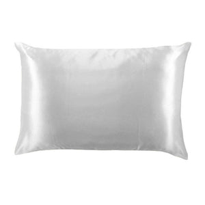 Lemon Lavender Solid Silky Satin Pillow