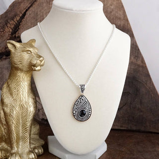 Timeles Whispers Boho Teardrop Pendant Necklace