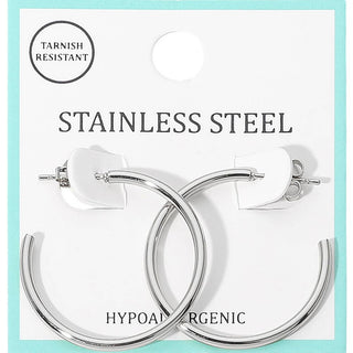 Stainless Steel Hoop Earrings