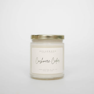 Cashmere Cedear Scented Candle -