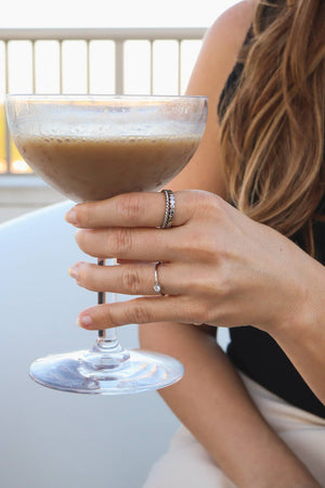 Stainless Steel Braided Stacking Ring - Hypoallergenic