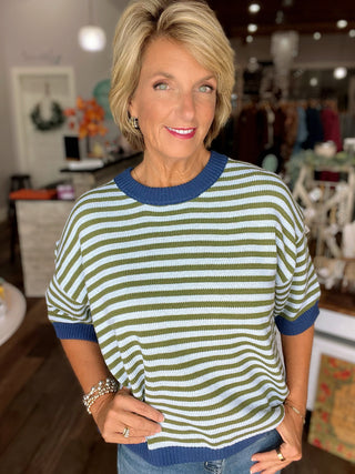Change of Pace Striped Sweater