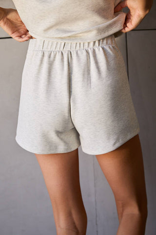 Crew Neck Scuba Set in Pink or Grey