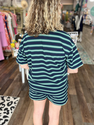 The Match Point Stripe Knit Top (Matching Shorts Sold Separately)