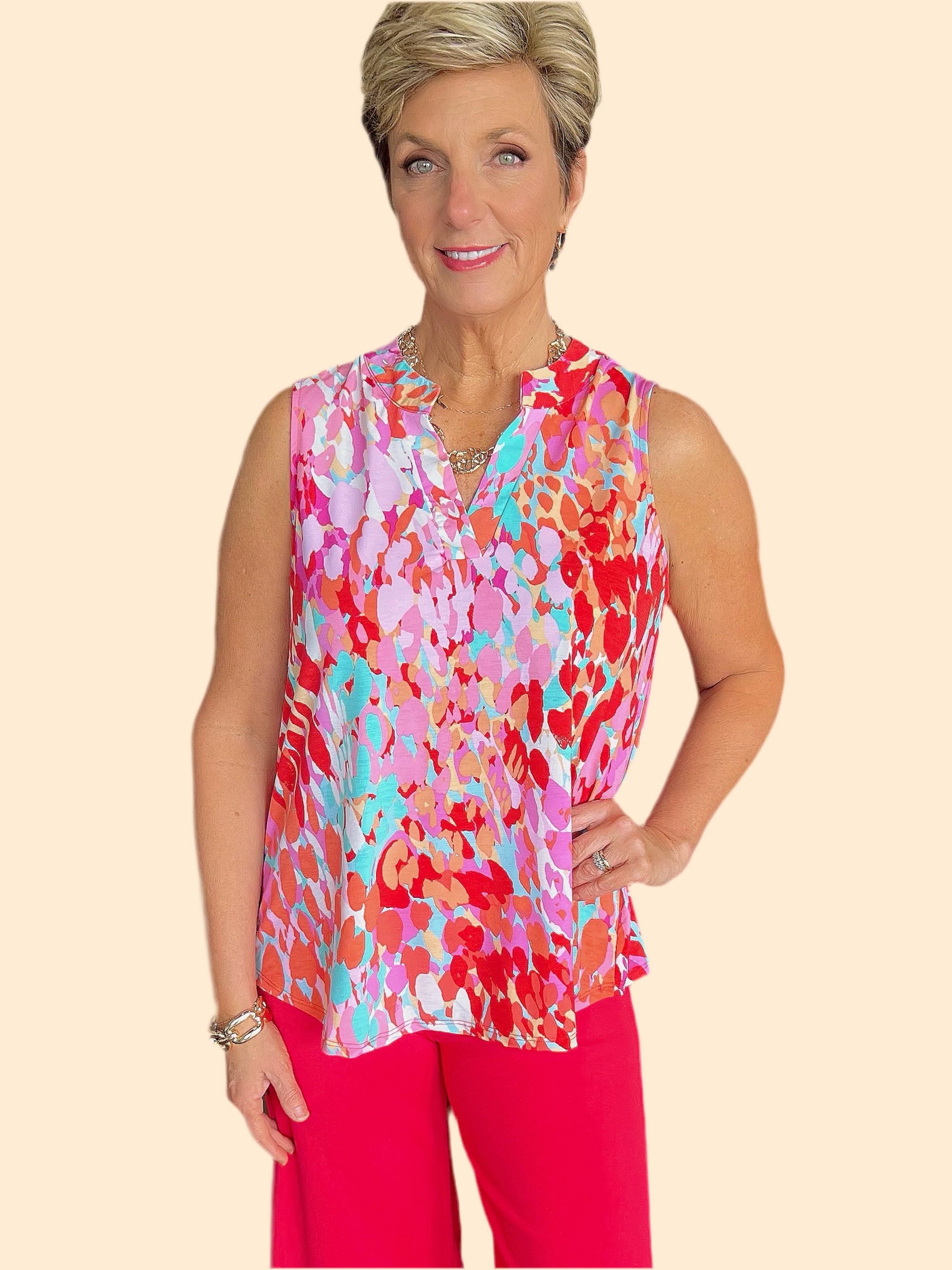 Go With the Flow A-Line Tank