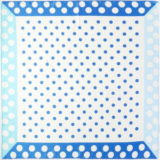 Polka Dot Pattern Square Bandana Scarf