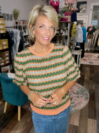 Citrus Grove Sweater Top