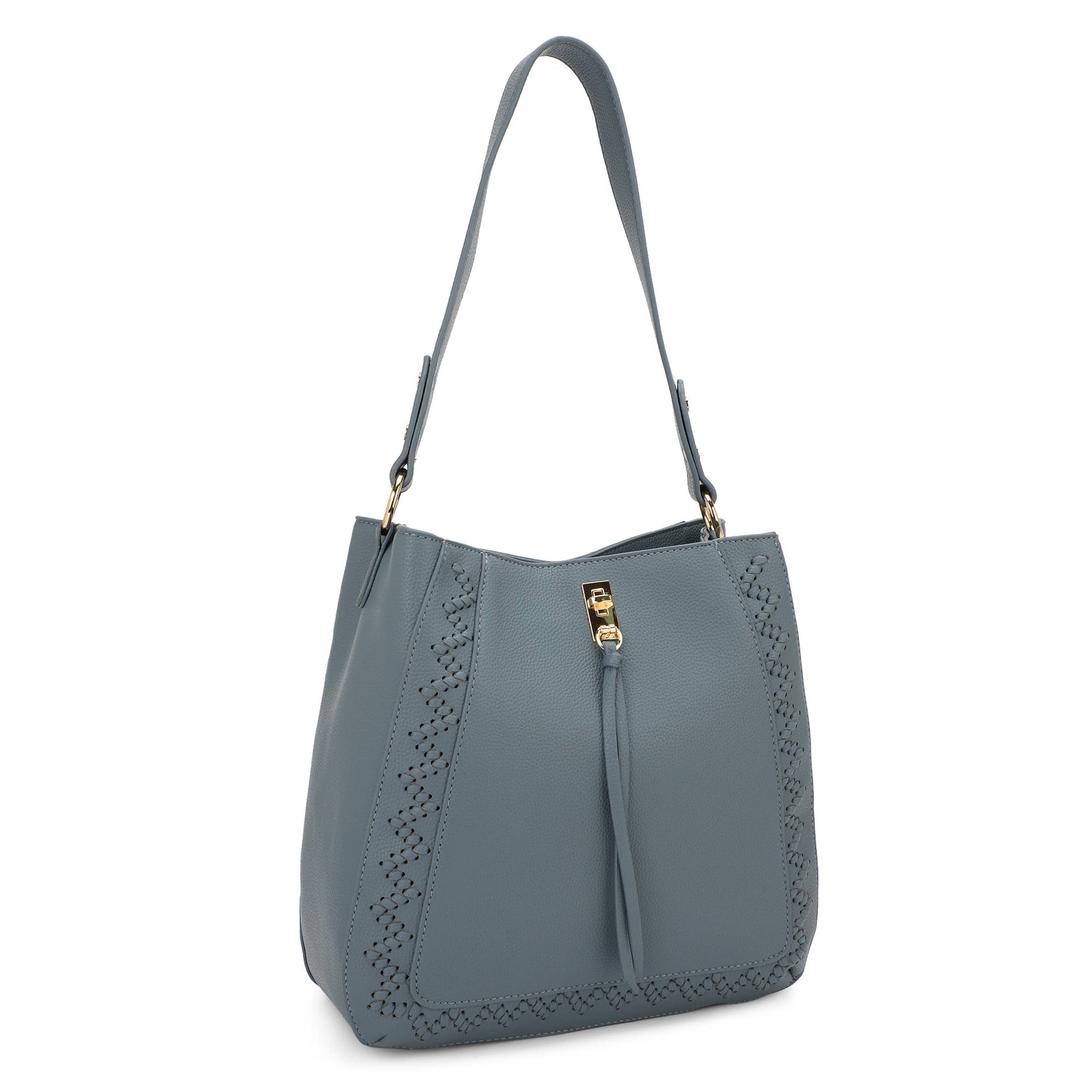 Jean Whipstitch Shoulder Bag