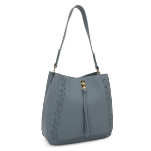 Jean Whipstitch Shoulder Bag