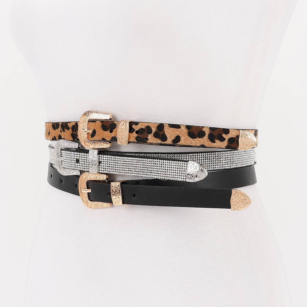Assorted Design Belt Trio
