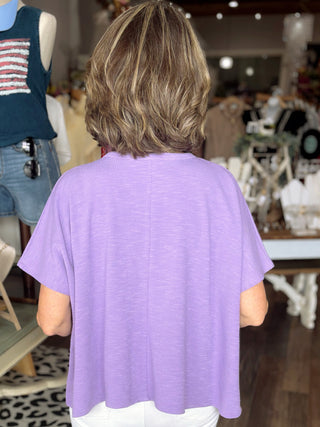 Lavender Breeze Oversized Tee