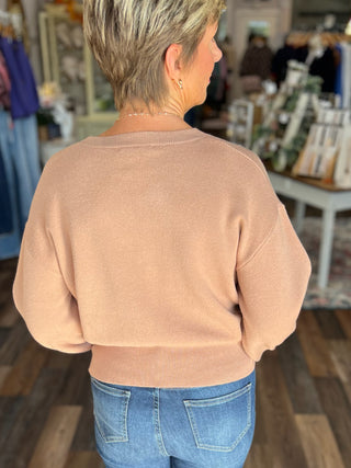 The Wildflower Taupe Sweater