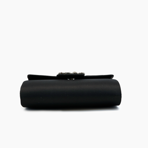 Clara Satin Rhinestone Gem Evening Crossbody