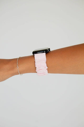 Dainty Pink Textured Apple Watch Band
