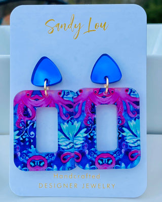 The Everyday Preppy Octo Acrylic Dangle Earring