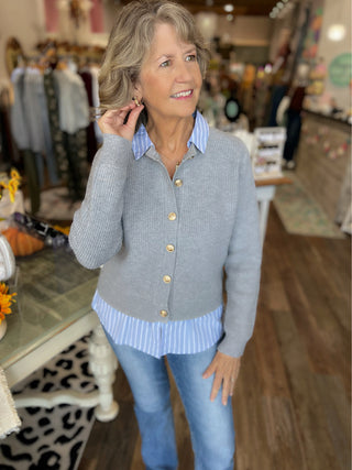 Put Together Layered Sweater