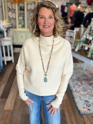 Cozy Knit Turtleneck Pullover