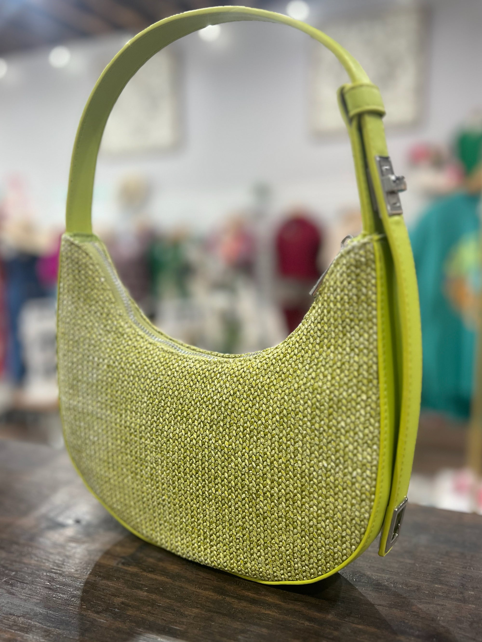 Luna Spring Straw Shoulder Bag