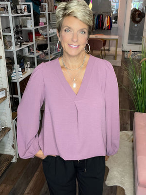 The Margie Front Pleat Blouse