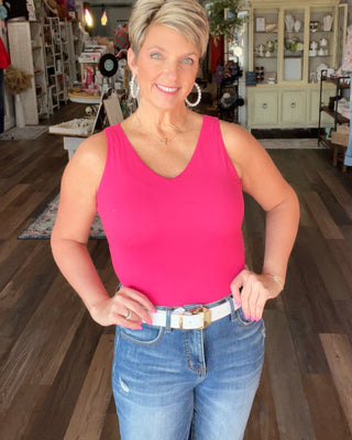 Haven V-Neck Tank Bodysuit