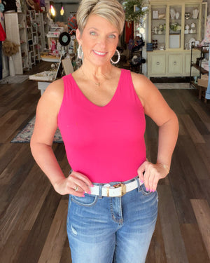 Haven V-Neck Tank Bodysuit
