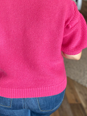 Pompom Short Puff Sleeve Sweater