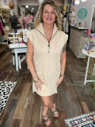The Casual Confidence Zip Dress