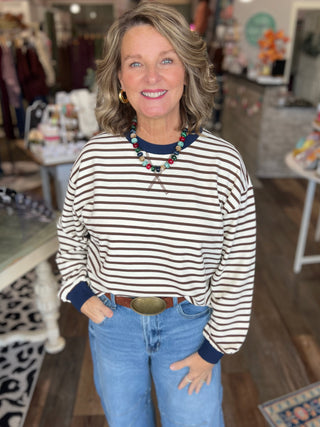The Off Duty Stripe Top