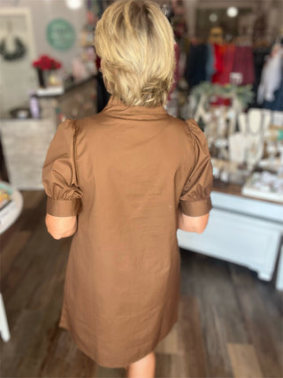 Clementine Bloom Appliqué Dress