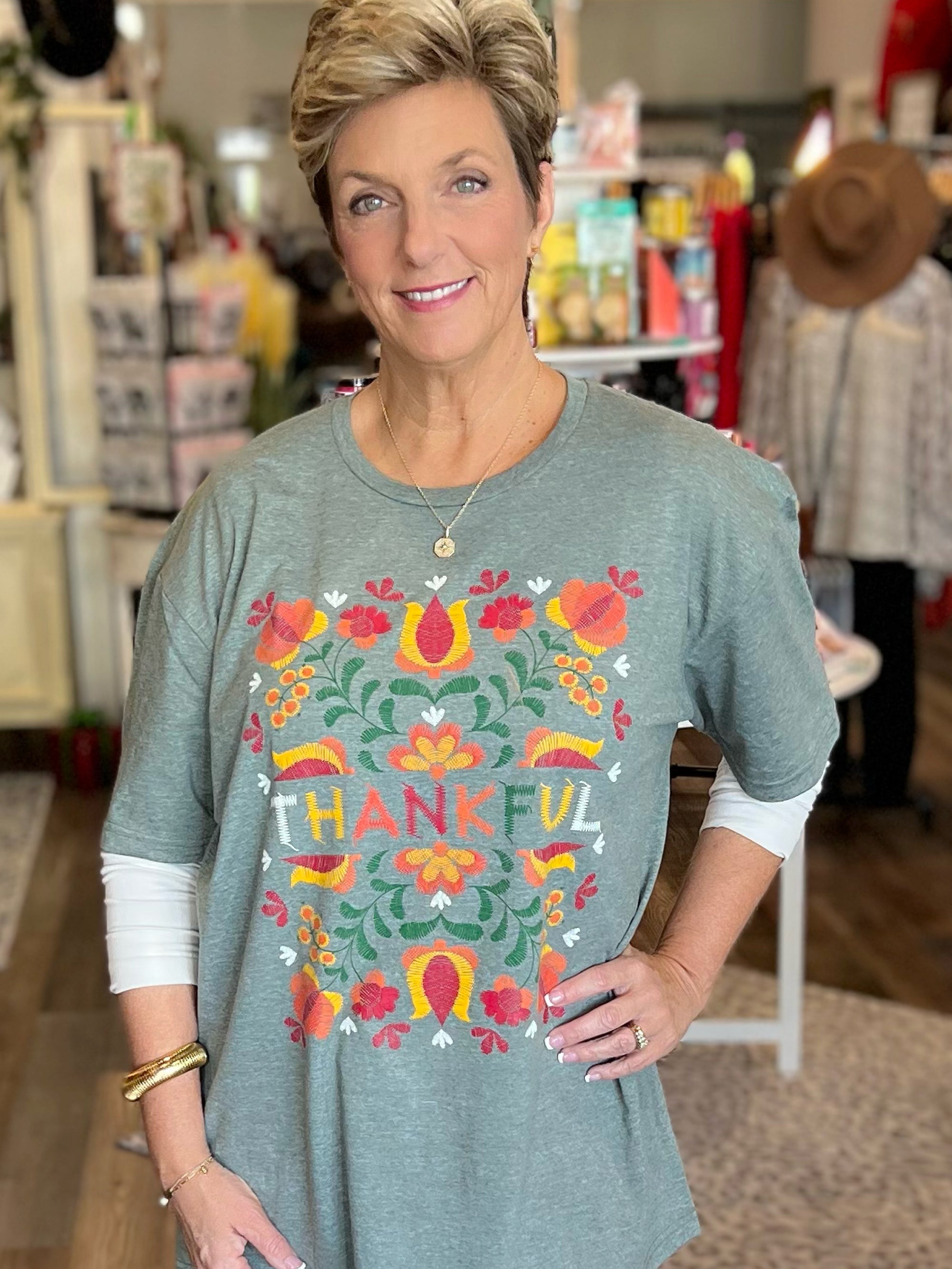Thankful Stitch Tee
