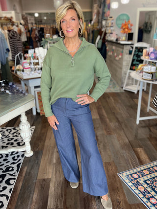 The Fireside Half-Zip Sweater