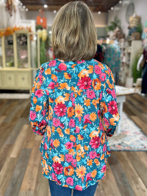 Lizzy Smock  Long Sleeve Top