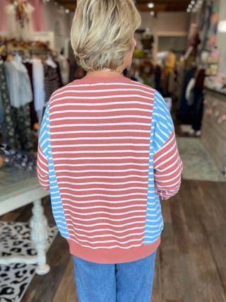The Easy Does It Stripe Top