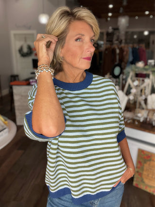 Change of Pace Striped Sweater