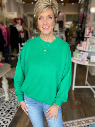 The Easygoing Mock Neck Sweater