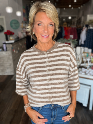 Cream and Sugar Sweater Top