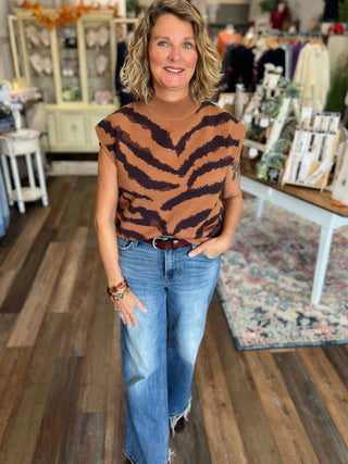 Savannah Stride Mock Neck Sweater Top