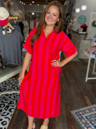 Sunset Stroll Midi Dress