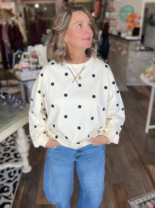 Polka Polka Dot Top