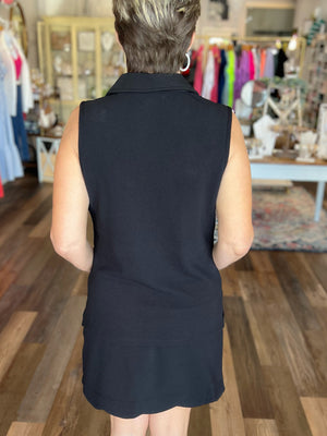 Count Me In Textured Set in Black