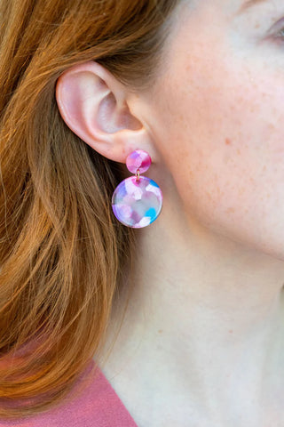Addy Earrings- Multicolor/ Lightweight Acrylic Earrings