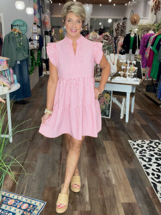 Sweet Spring Check Dress