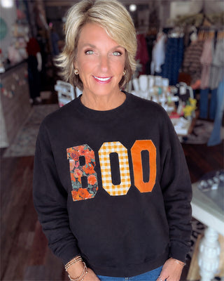 Boo Floral Sweatshirt 